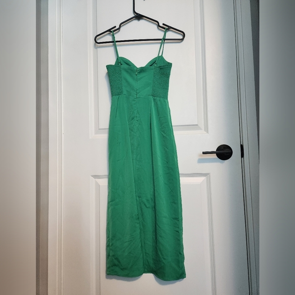 Dynamite Green Corset Midi dress XXS - Picture 2 of 7